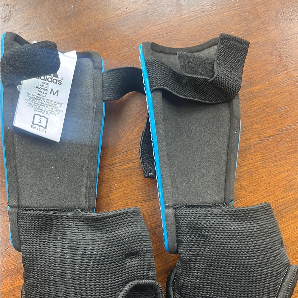 Adidas F50 Blue and Yellow Shin Guards M - Picture 7 of 9